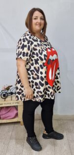 Camiseta Rolling Stone Leopardo - Imagen 2